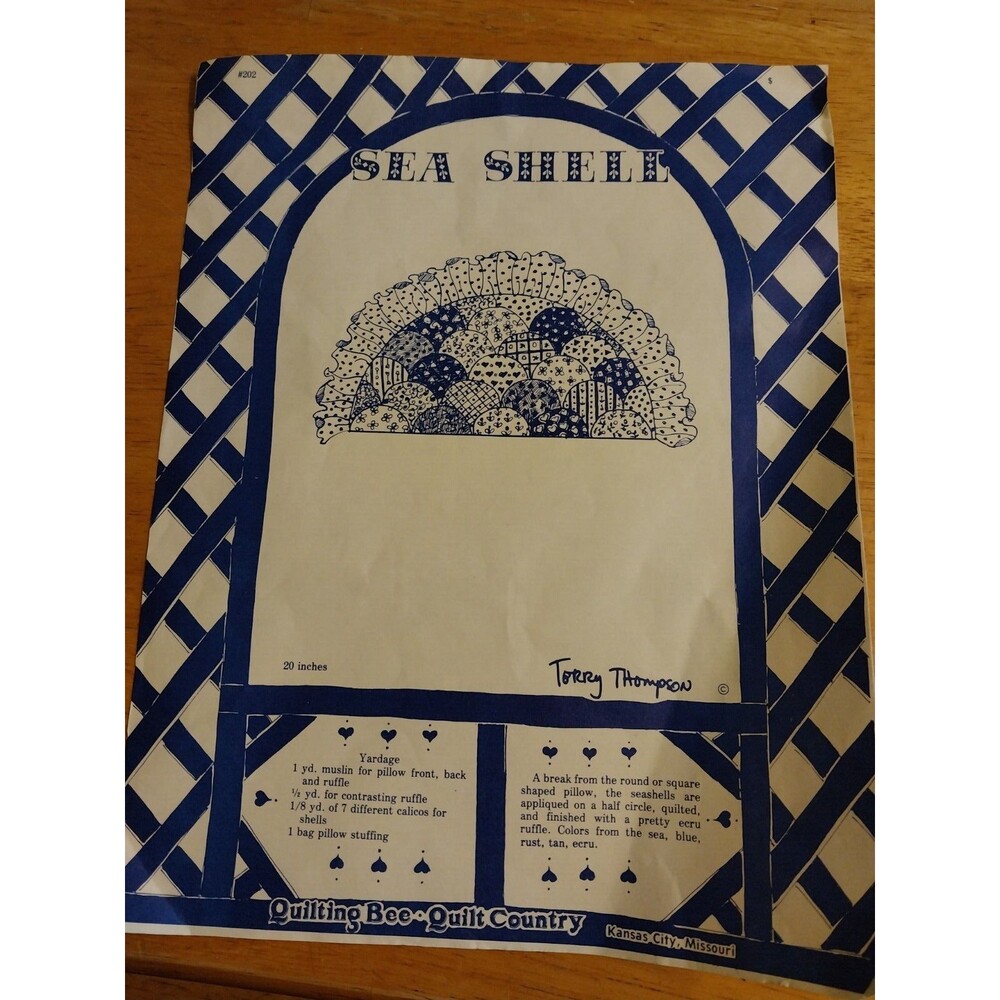 Sea shells Pattern torry Thompsonn